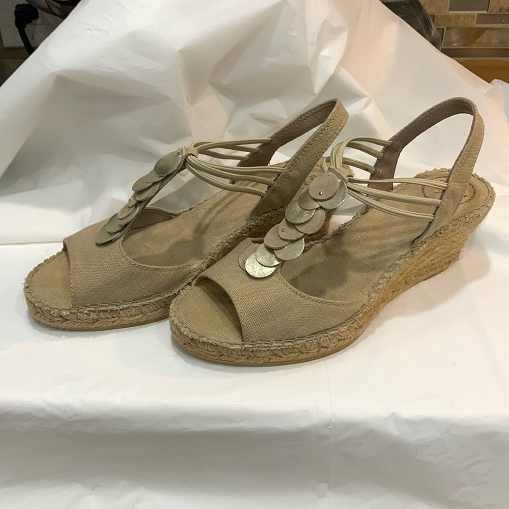 Toni Pons Origins canvas open toe espadrilles